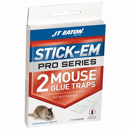 Stick-Em Pro Series Mini Glue Trap For Mice , 2PK